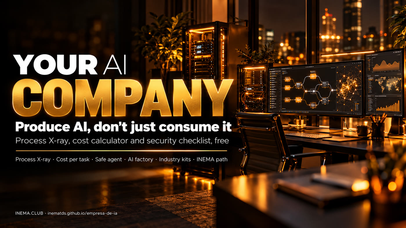 Your AI company — free kit for small and medium businesses: Process X-Ray, cost per task, and secure agent.