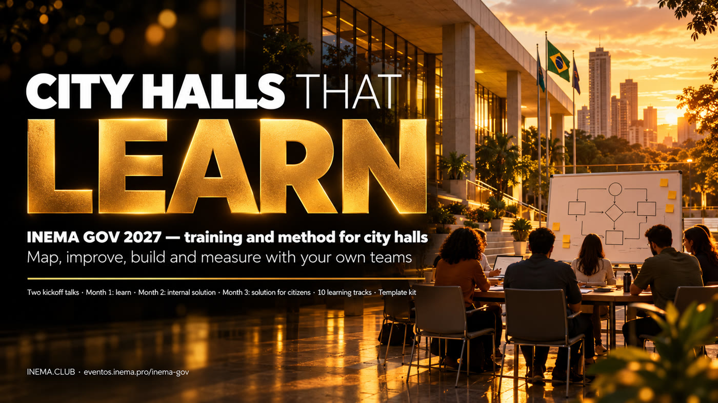 INEMA GOV 2027 — a city hall that learns: training and method for city halls.