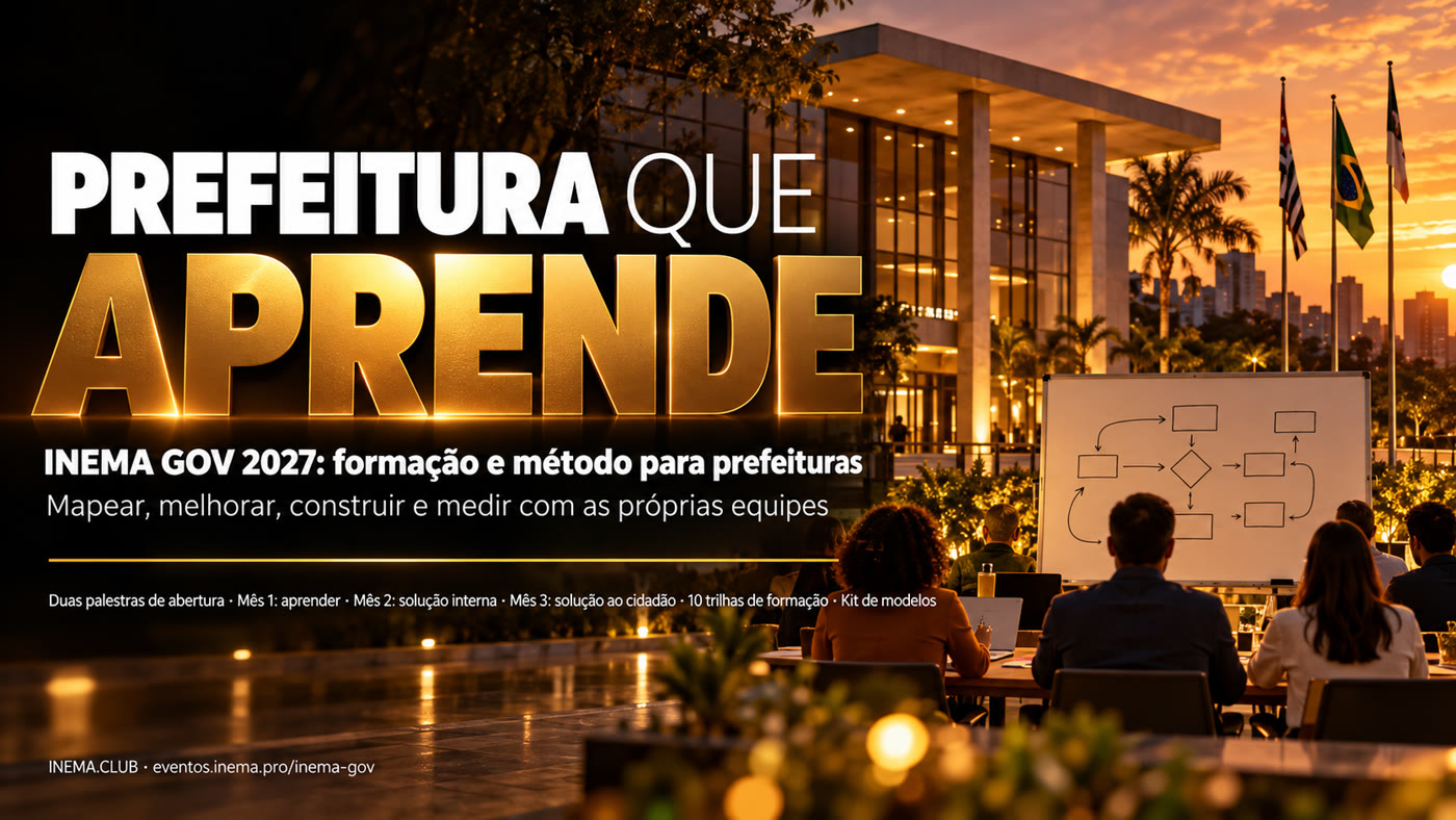 INEMA GOV 2027 — prefeitura que aprende: formação e método para prefeituras.